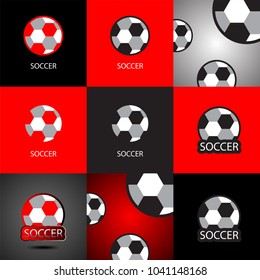 soccer icon for template