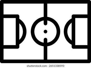 soccer icon. Thin Linear Style Design Isolated On White Background