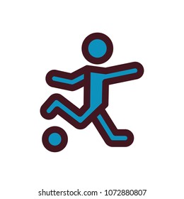 soccer icon vector