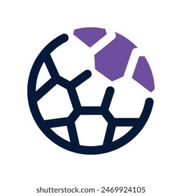 soccer icon. vector dual tone icon for your website, mobile, presentation, and logo design.