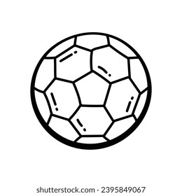Fußballsymbol, Vektorgrafik