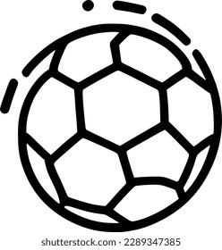 Fußballsymbol, Vektorsymbol, Design-Illustration