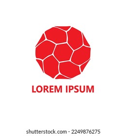 soccer icon vector, used for logo, isolated on white background.