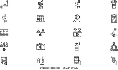 Soccer icons High-Quality Vector Icons Collection with Editable Stroke. Ideal for Professional and Creative Projects.