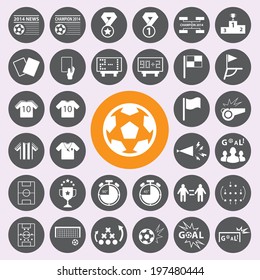 Soccer Icons set