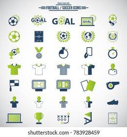 Soccer Icons set