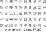 Soccer icons icons Simple vector icon. Illustration symbol design template for web mobile UI element. 