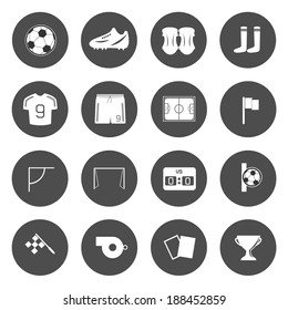 Soccer Icons  Vector.