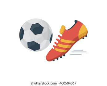 Soccer Illustration - Flat Icon