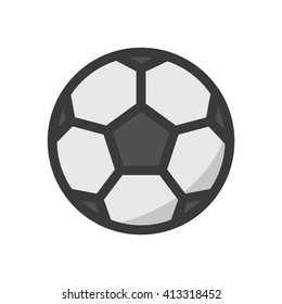 Soccer Illustration - Flat Icon