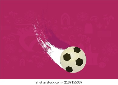 Soccer illustrations and vector for banner and poster, background design 