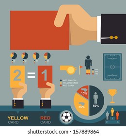 Soccer infographic, Eps 10 vector design