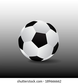 Soccer isolated.Vector EPS10