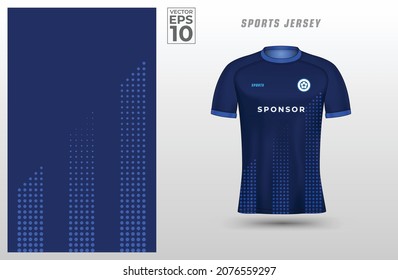 Diseño de jersey de fútbol para club de fútbol. Tejido de tela para ilustración vectorial de impresión de camisetas