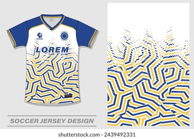 Fußball-Trikot-Design für Drucksublimation