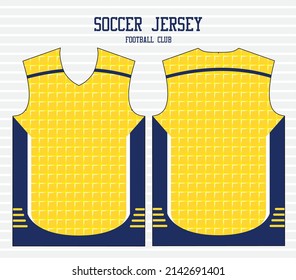 Soccer jersey design for sublimation