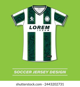 Soccer jersey design for sublimation