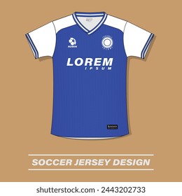 Soccer jersey design for sublimation