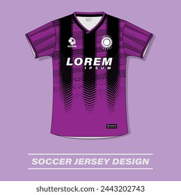 Soccer jersey design for sublimation