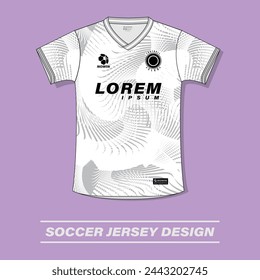 Soccer jersey design for sublimation
