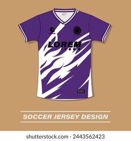 Soccer jersey design for sublimation