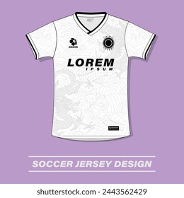 Diseño de camiseta de fútbol para sublimación