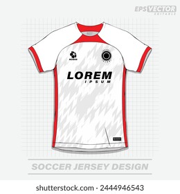 Soccer jersey design for sublimation