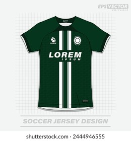 Soccer jersey design for sublimation
