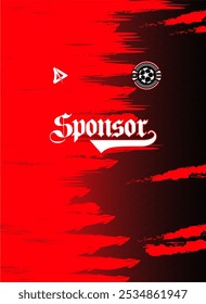 Fußball Jersey Design für Sublimation