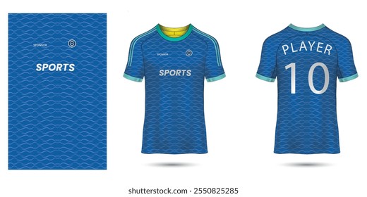 Soccer jersey design for sublimation