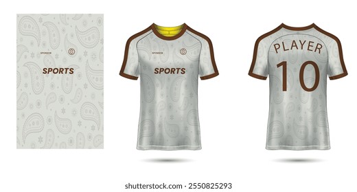 Soccer jersey design for sublimation