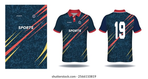 Soccer jersey design for sublimation