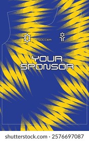   Soccer jersey design for sublimation