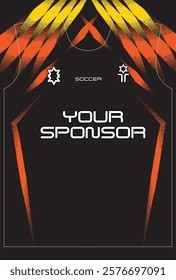   Soccer jersey design for sublimation