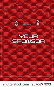   Soccer jersey design for sublimation