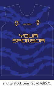   Soccer jersey design for sublimation