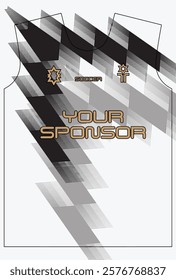   Soccer jersey design for sublimation