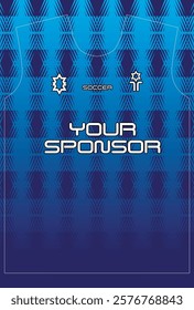   Soccer jersey design for sublimation