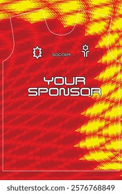   Soccer jersey design for sublimation