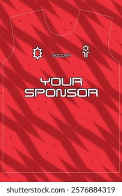   Soccer jersey design for sublimation