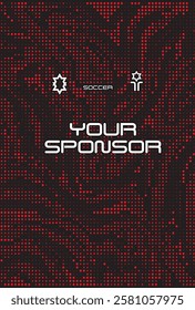   Soccer jersey design for sublimation