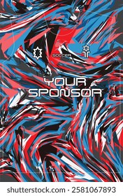   Soccer jersey design for sublimation