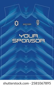   Soccer jersey design for sublimation