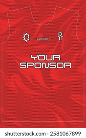   Soccer jersey design for sublimation