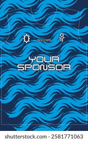 Soccer jersey design for sublimation