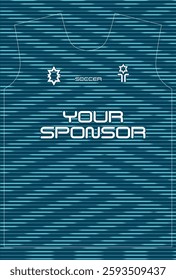 Soccer jersey design for sublimation