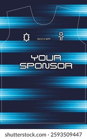 Soccer jersey design for sublimation