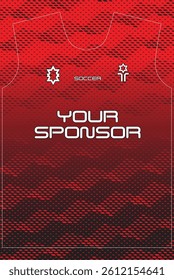 Soccer jersey design for sublimation