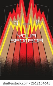 Soccer jersey design for sublimation