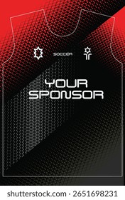 Fußball Jersey Design für Sublimation